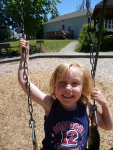 Rockin' the swings!