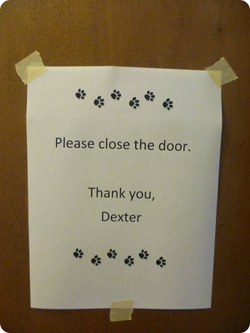 Blue moon Dexter sign