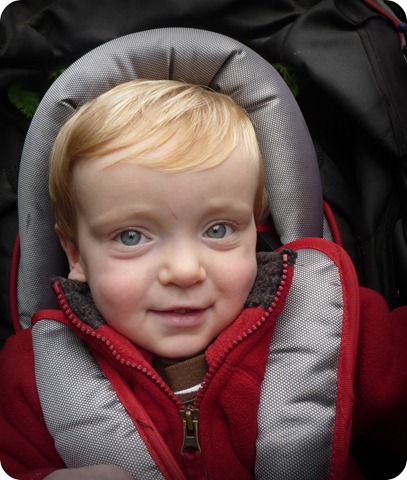 Skater baby in training