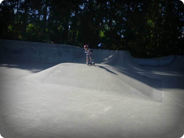 Skater boy without hesitation