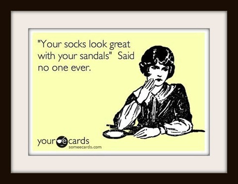 socks and sandals ecard