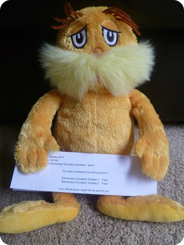 The Lorax with test results