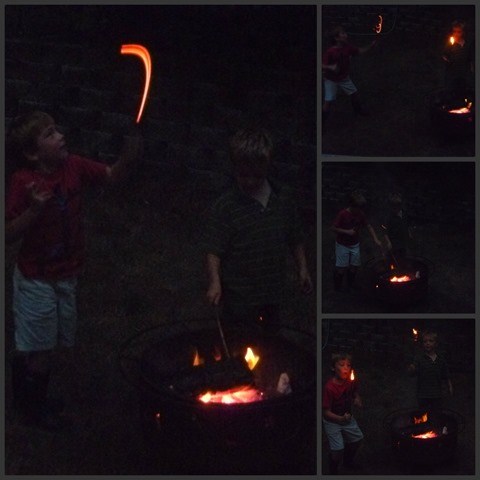 Playing with Fire Collage