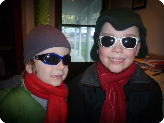 All bundled up for a stroll