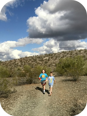 Christmas Hike 2016 Boys