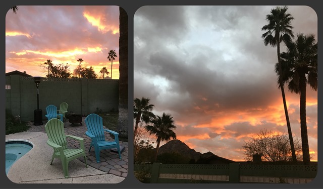 Not a Minecraft Sunrise Collage